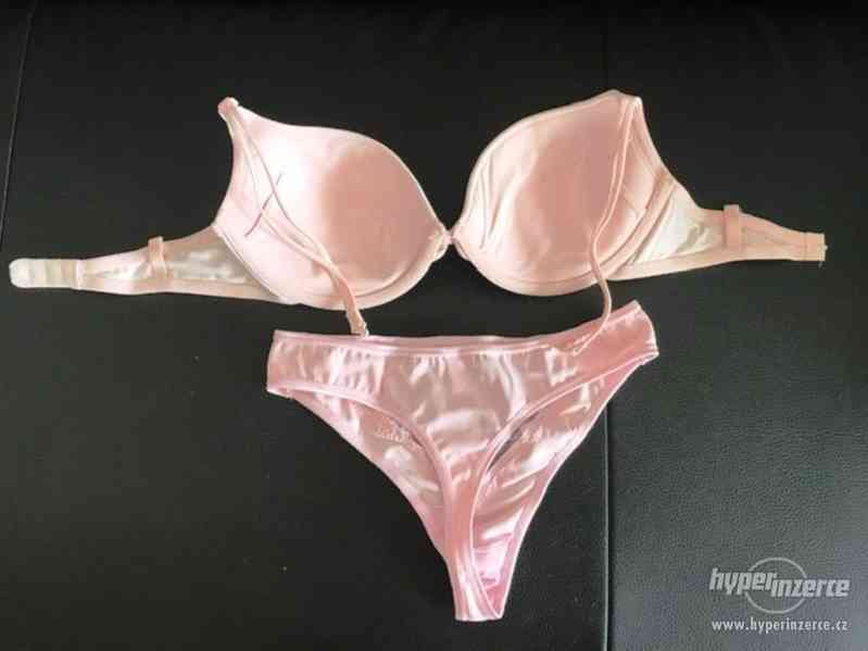 Spodní prádlo růžové, souprava - foto 2