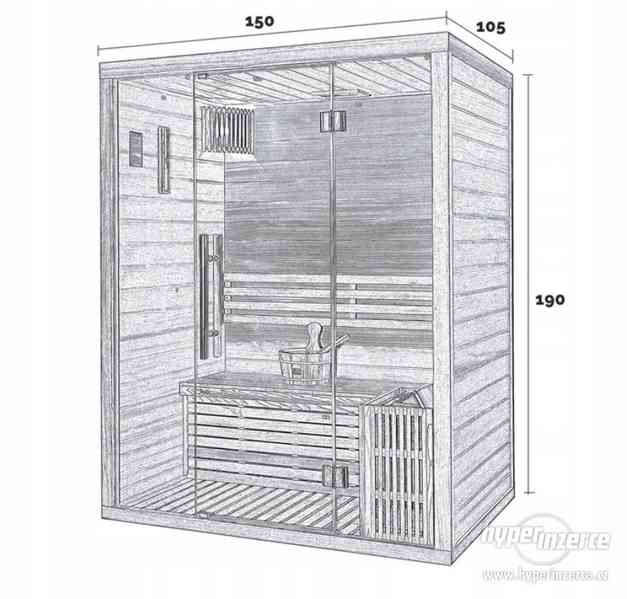 Finská sauna Wellis Igneus pro dvě osoby - foto 2