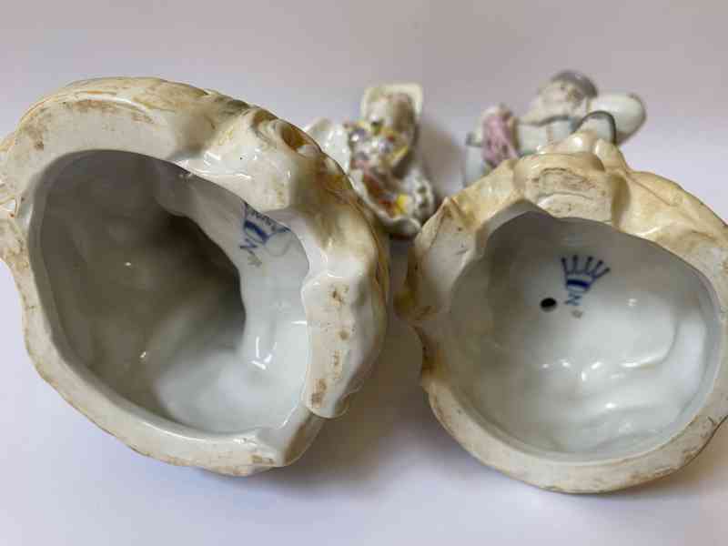 Porcelánové párové figury 39 cm - foto 5