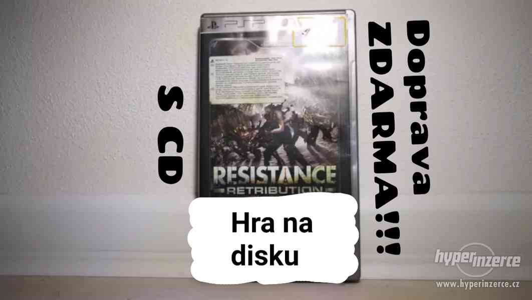 ● HRY ZA STOVKU!! ● RESISTANCE RETRIBUTION ● VIDEOHRA NA PSP - foto 1