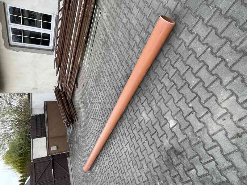 Kanalizační trubka PVC 5,2 m – levně - foto 2