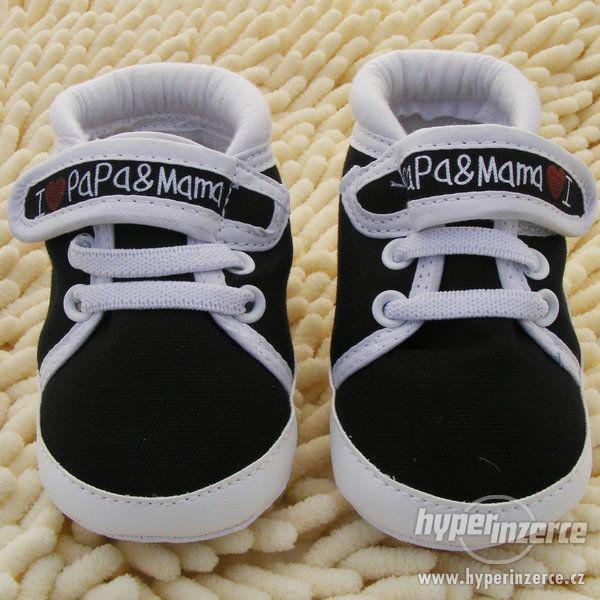 ! Dětské boty / botičky-I Love Mama / Papa, 0-18 M ! - foto 3