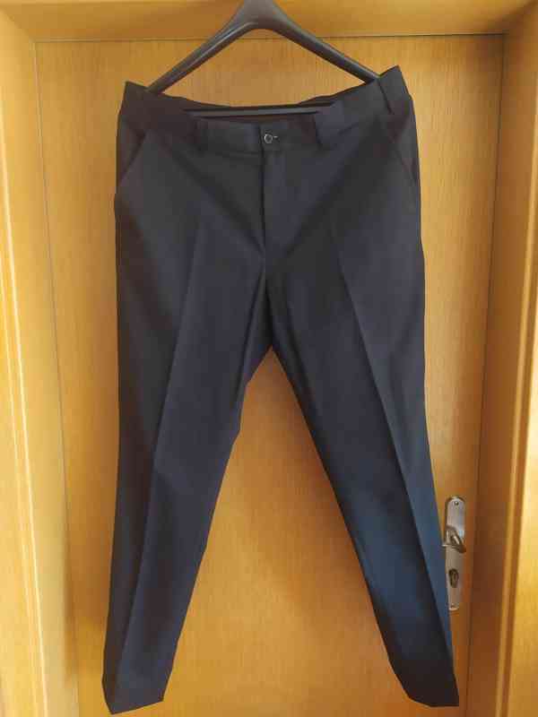 Oblek (vel. L) + společenské boty (42-43), jako nové - foto 4