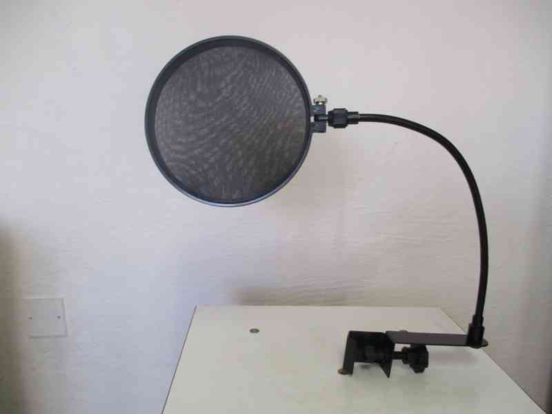 Akustický paravan pro nahrávání + Pop filter - foto 4