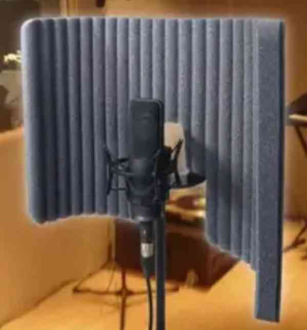 Akustický paravan pro nahrávání + Pop filter - foto 7