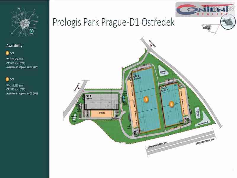 Pronájem skladu, výrobních prosto 4.000 m2 Ostředek, D1 - foto 10