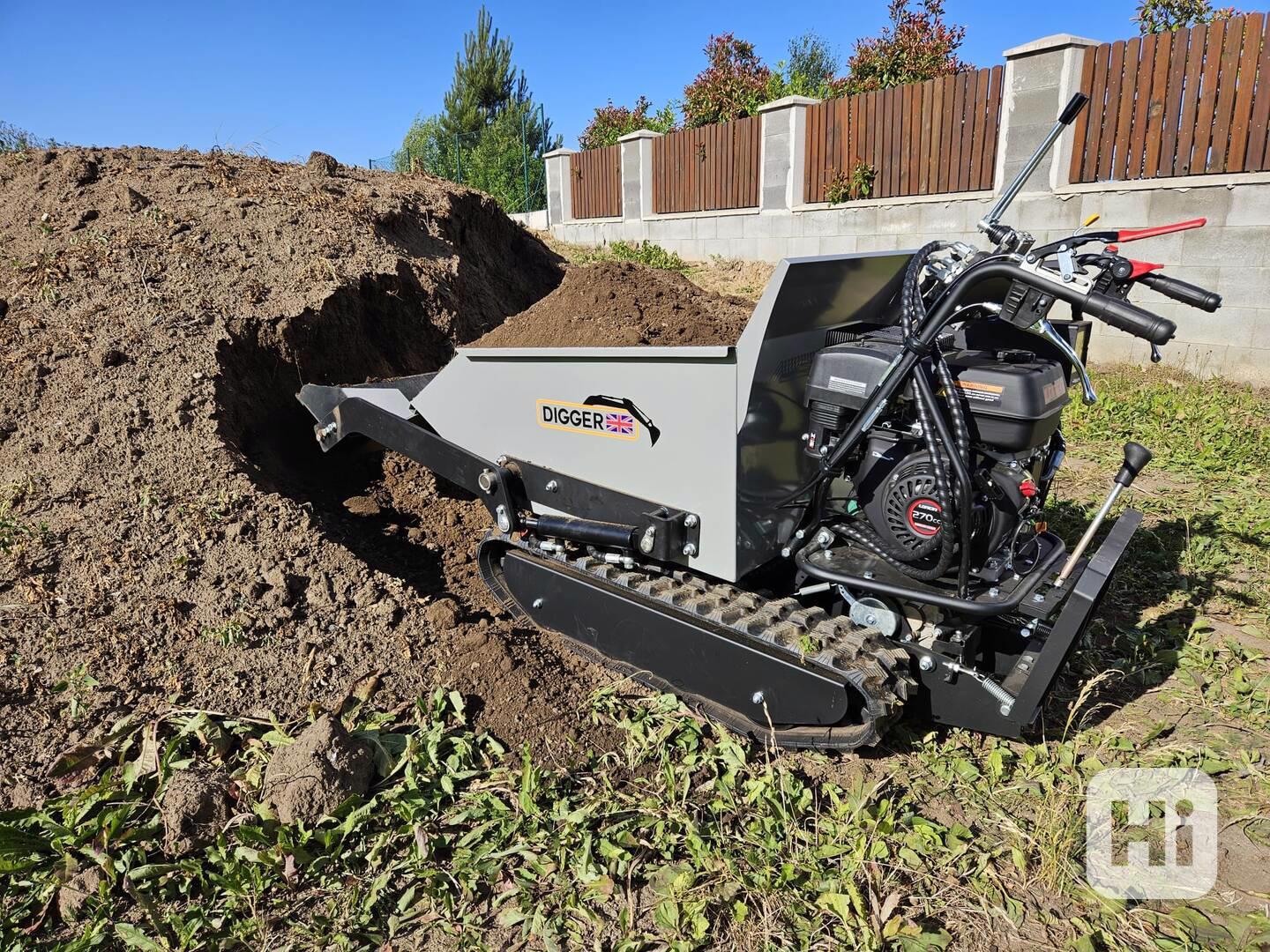 Půjčím samonakládaci dumper,pásový dumper - foto 1
