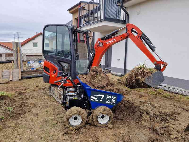 Půjčím samonakládaci dumper,pásový dumper - foto 4