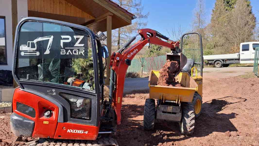 Půjčím samonakládaci dumper,pásový dumper - foto 5