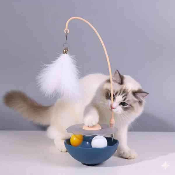 Interaktivní hračka pro kočky 3v1 - foto 1