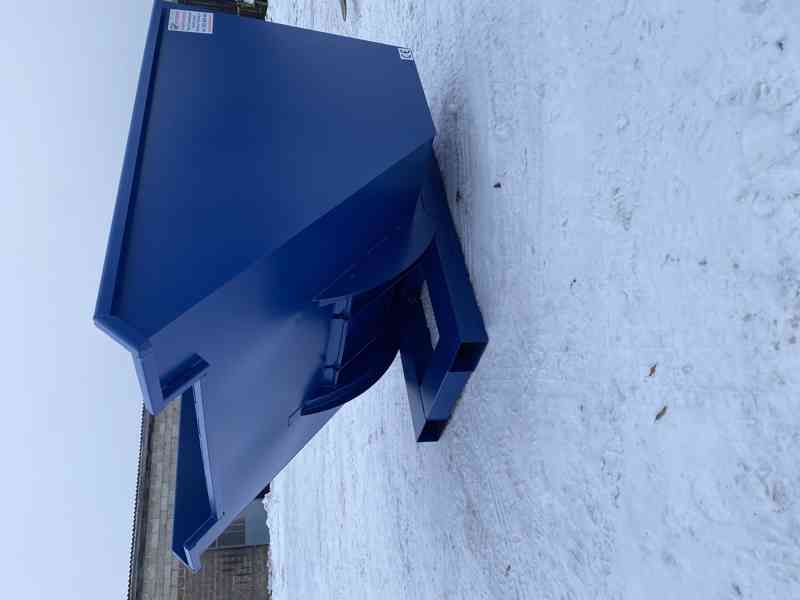 Pojemnik samoopróżniający, 1,5 m3, kontener - foto 3