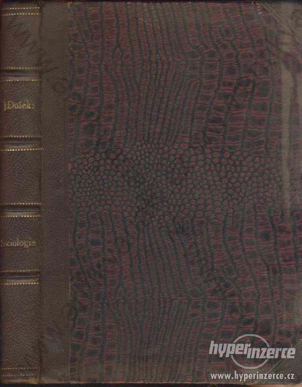 Sociologie Jan Dušek biosociologie 1926 - foto 1