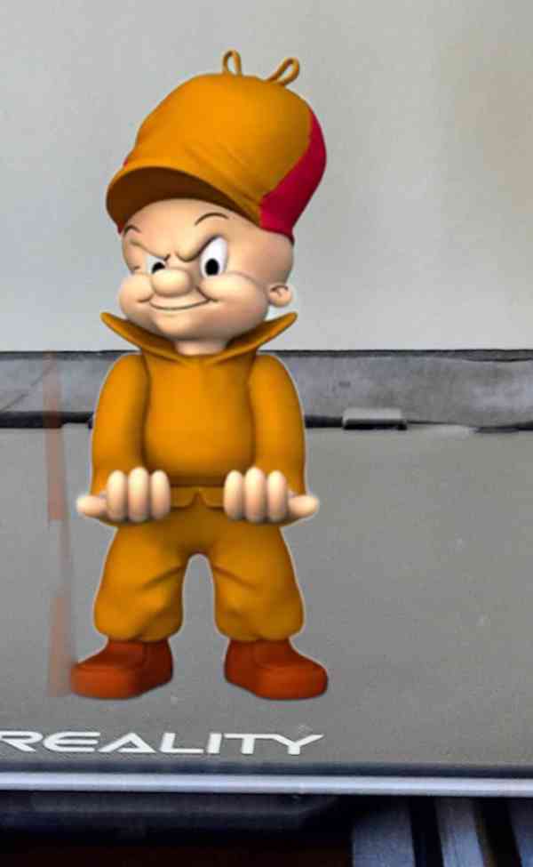 Elmer Fudd stojánek na mobil 3D