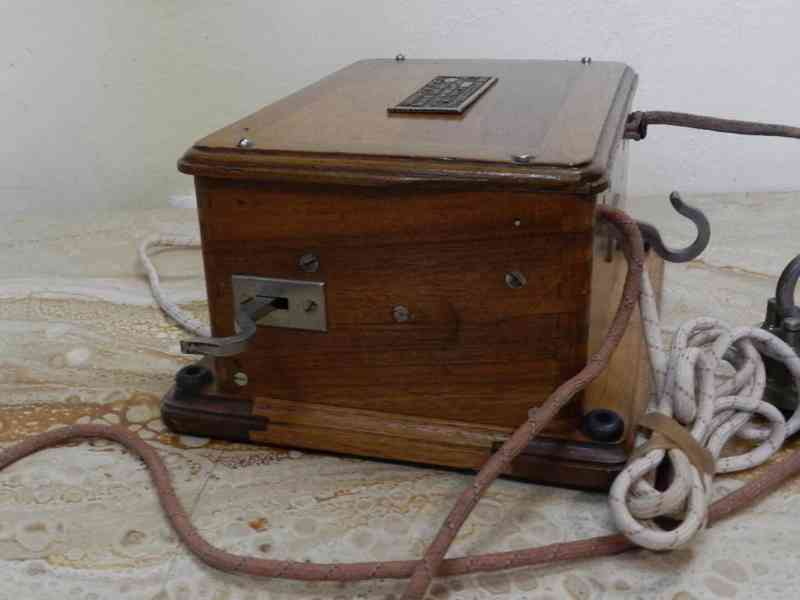 Nástěnný Telefon Thomson Houston Ericsson Paris Francie 1911 - foto 3