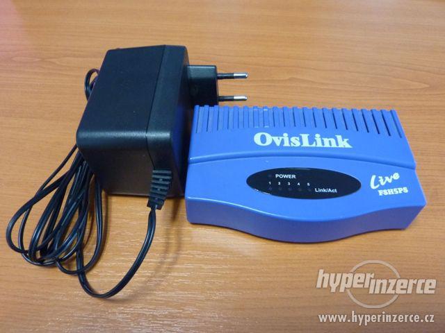 5portový switch OvisLink Live FSH5PS - foto 1
