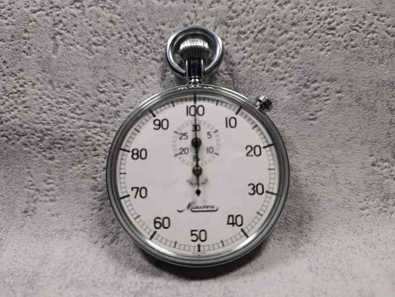 Staré kapesní Švýcarské stopky MINERVA - foto 9