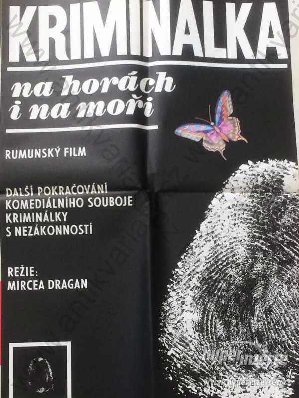 Kriminálka film plakát  Štefan Theisz 1973 82x58cm - foto 1