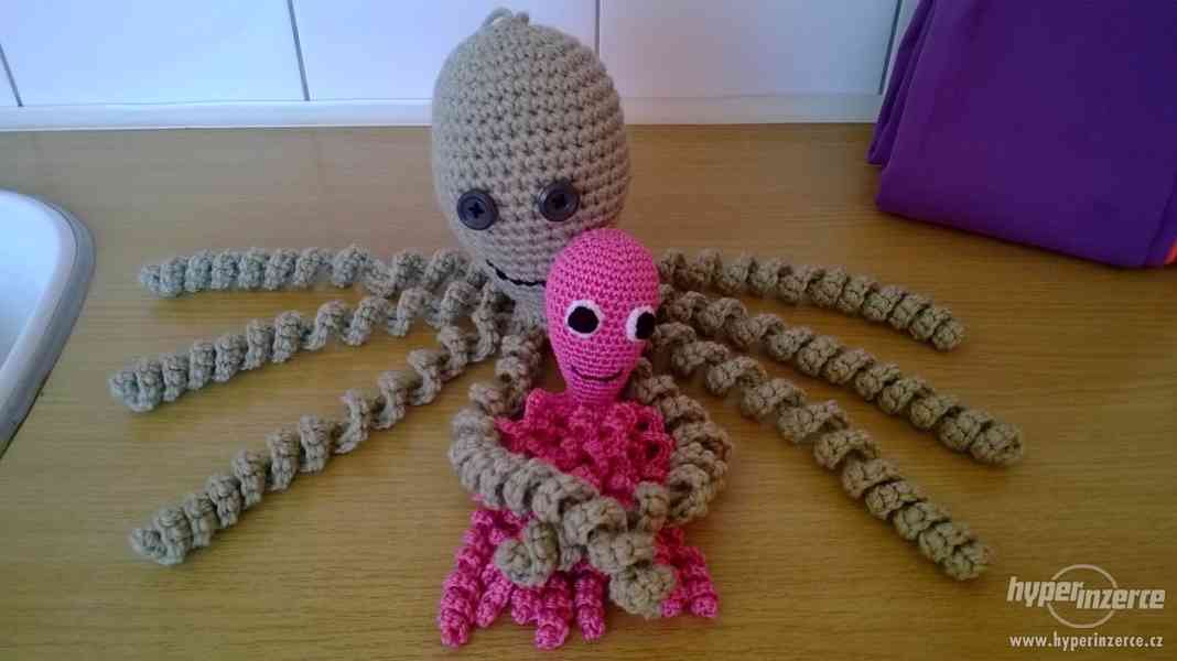 Mega velká háčkovaná chobotnička na přání - foto 4