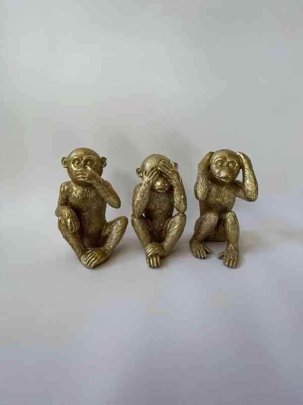 Tři moudré opice - nevidím, neslyším a nemluvím - foto 1