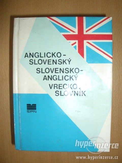 Anglicko-slovenský slovensko-anglický veckový slovník - foto 1