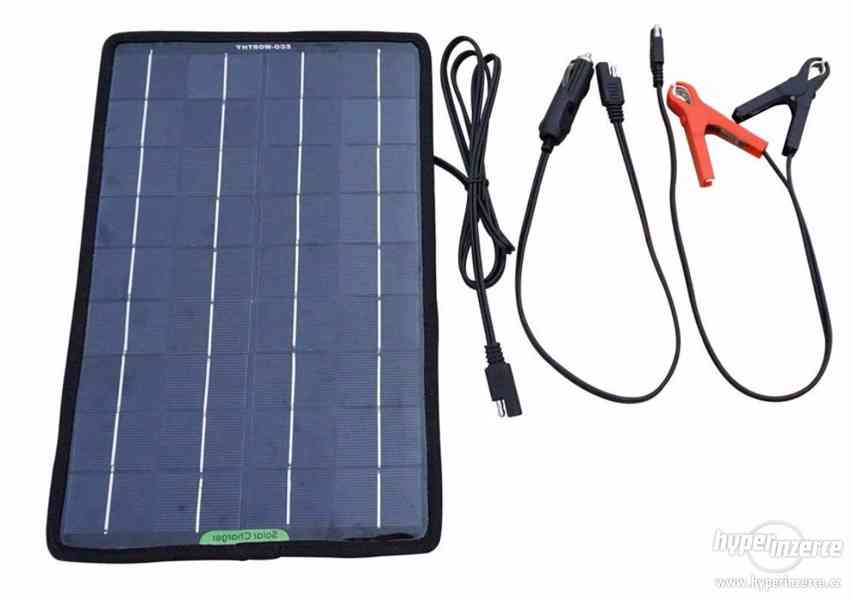 Solární panel fotovoltaický polykrystal 10 W /18V - foto 1