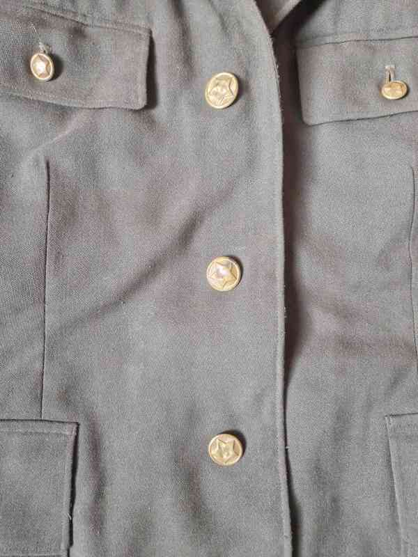 Staré sako a čepice SNB ,tříknoflíkové provedení - foto 4