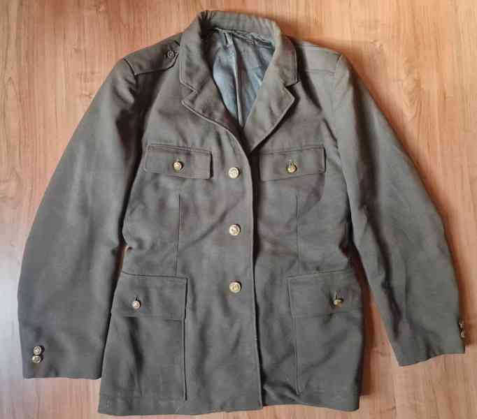 Staré sako a čepice SNB ,tříknoflíkové provedení - foto 2