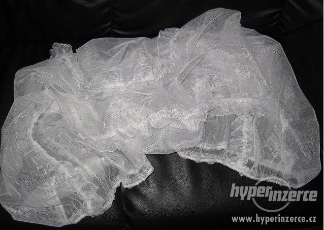 Bílá SÍŤKA PROTI HMYZU NA KOČÁR - KOČÁREK - foto 1
