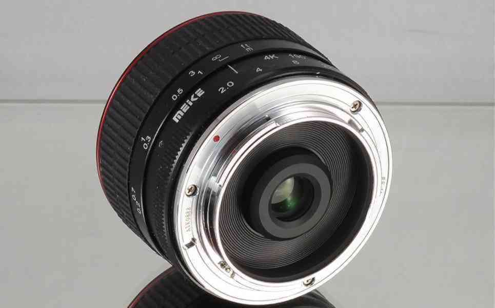 pro Canon-MEIKE 6,5mm f/2 MC Fisheye Manuál*Mmount - foto 4