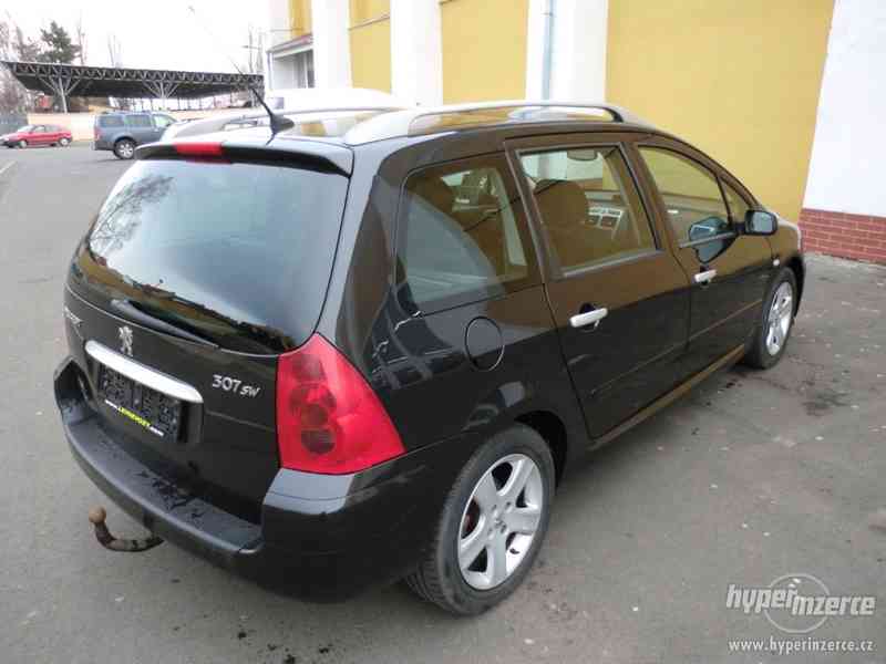 Peugeot 307 SW 2.0HDi 79kW,digiklima,serviska,tažné - foto 5