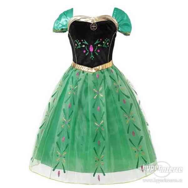 Šaty kostým princezna Anna Frozen - foto 1