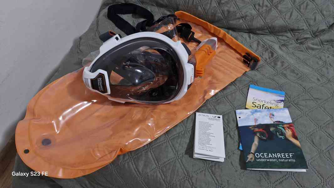 Šnorchlovací set OCEAN REEF ARIA QR + DUO TRAVEL - foto 5