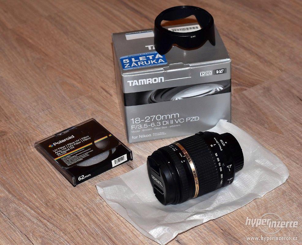 Tamron AF 18-270mm f/3,5-6,3 - Nikon 5 let záruka - foto 1