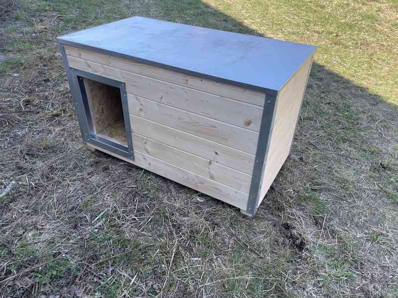 Zateplená psí bouda – ruční výroba, 3 velikosti - foto 2