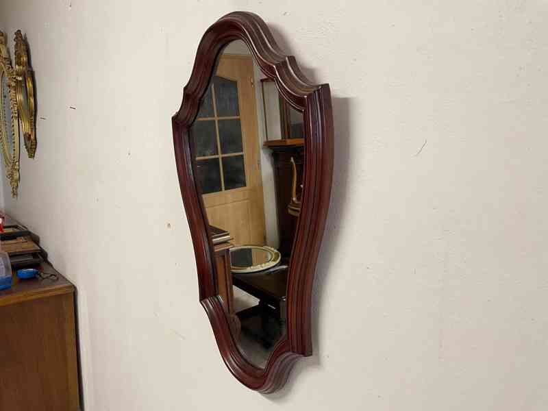 Starožitné rustikální zrcadlo  - foto 5