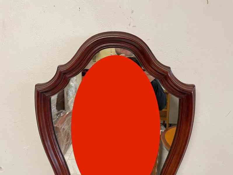 Starožitné rustikální zrcadlo  - foto 3