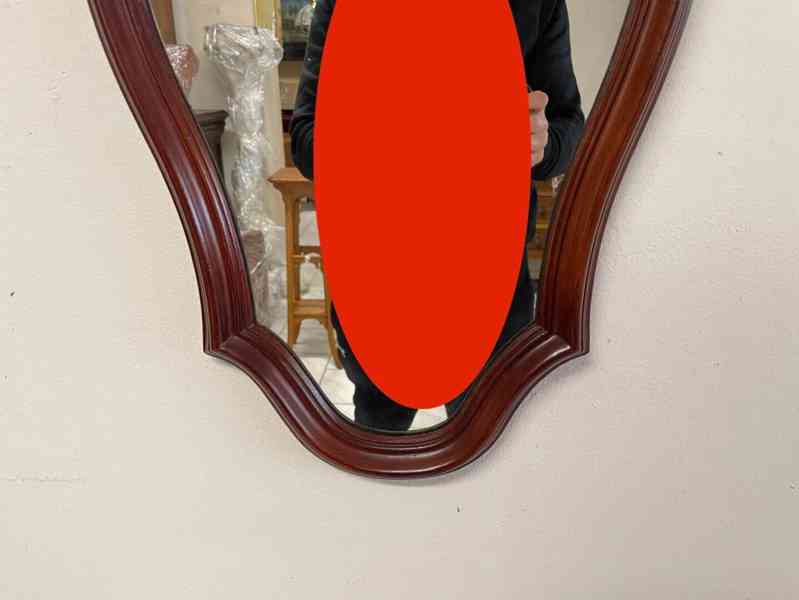 Starožitné rustikální zrcadlo  - foto 4