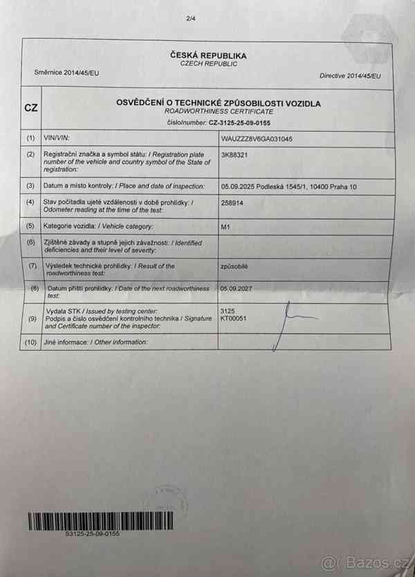 Audi A3 1,4   Sportback g-tron/CNG - foto 2