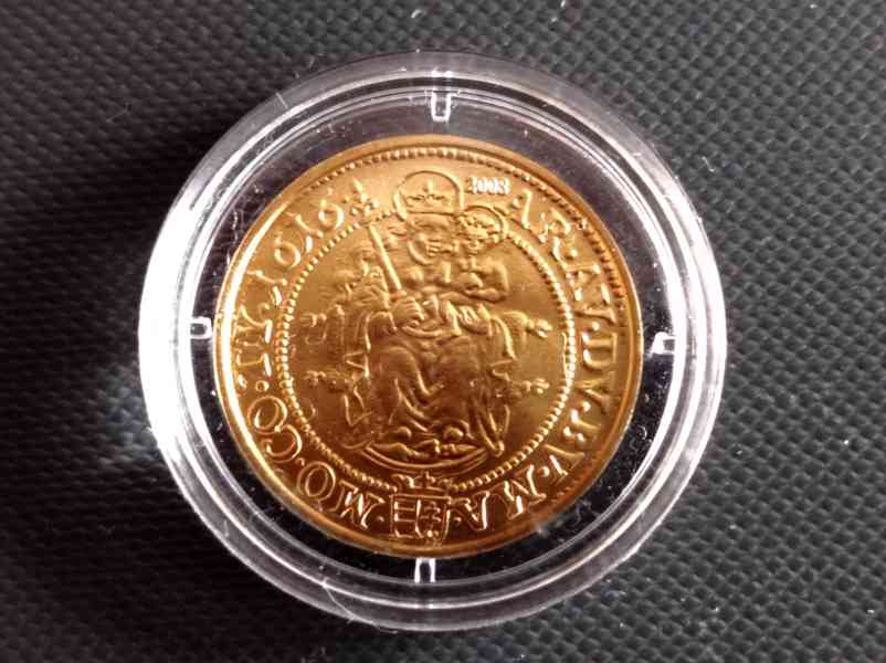 Miniražby historických mincí -  Matyáš  1 dukát 1616 pro Ury - foto 1