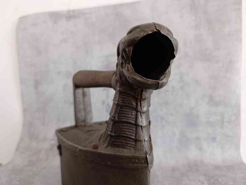 Obrovská atypická komínová žehlička, 9,65kg TOP - foto 14