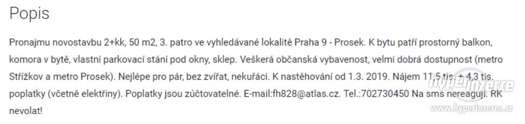 Pronájem bytu Poděbradská 777/9 - foto 11
