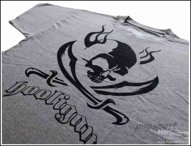 Tričko HOOLIGAN Pirate grey - foto 3
