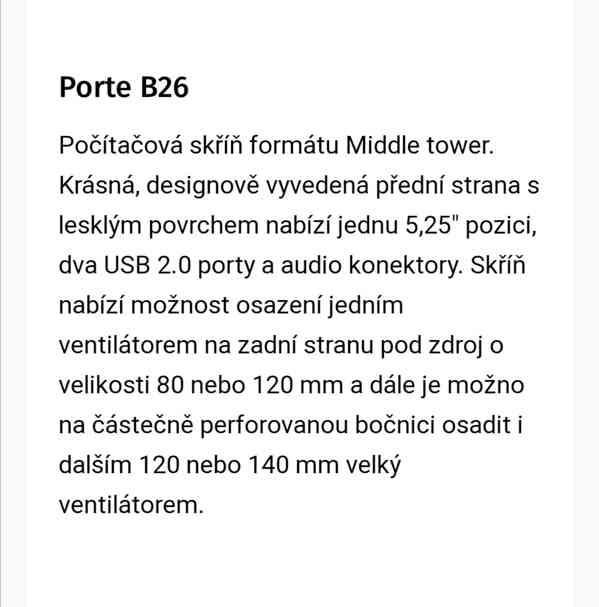 PC case - PORTE B26  - foto 5