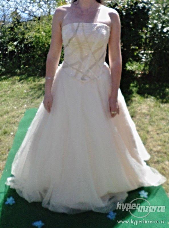 Luxusní svatební šaty Sarah Danielle, 34/36 - foto 1