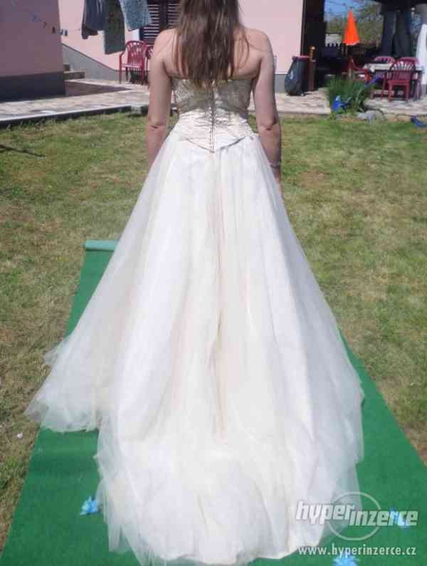 Luxusní svatební šaty Sarah Danielle, 34/36 - foto 5