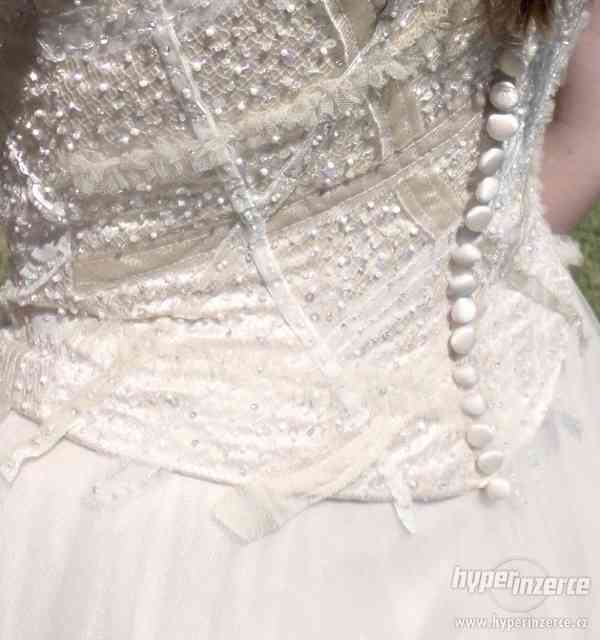 Luxusní svatební šaty Sarah Danielle, 34/36 - foto 6