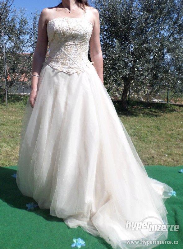 Luxusní svatební šaty Sarah Danielle, 34/36 - foto 8