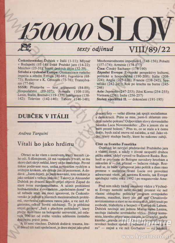 150 000 slov Index VIII/89/22 exil 1989 - foto 1