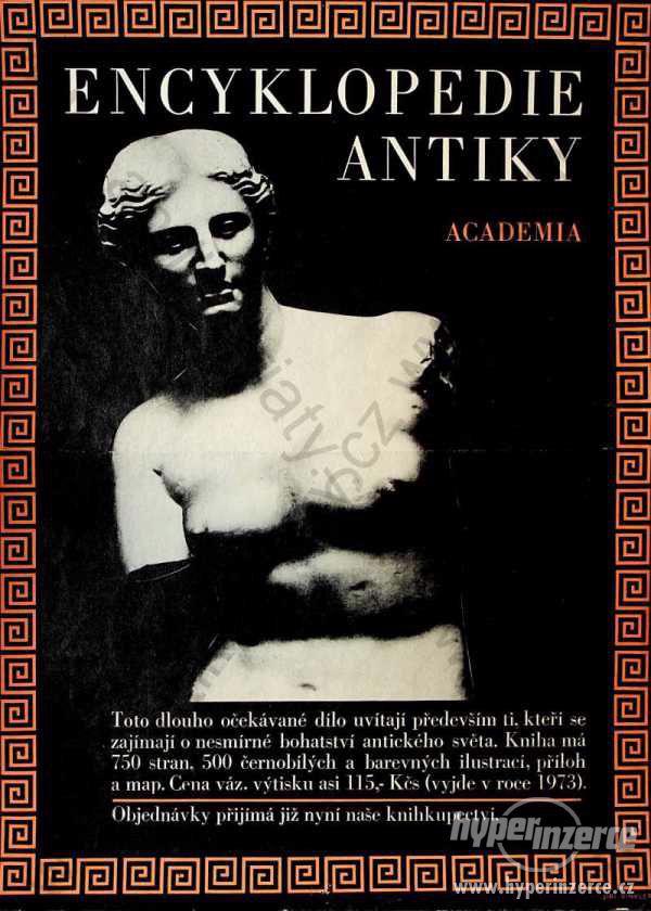 Encyklopedie antiky Academia reklamní plakát - foto 1