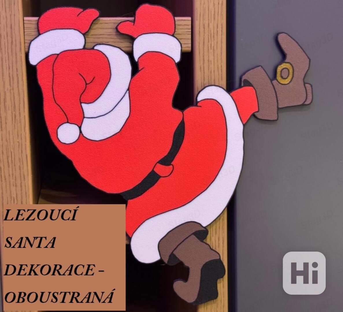 Dekorace lezoucí santa - foto 1